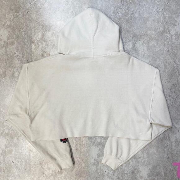 A$AP Ferg Graphic Cropped White Hoodie - Picture 4 of 4